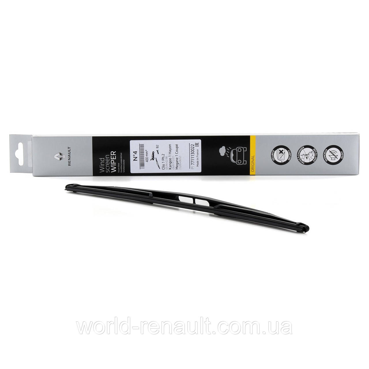 Renault (Original) 7711130022 — Щітка склоочисника (задні двері) на Рено Трафік з 2001г.