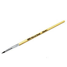 Пензель для акрилу No2 (кругла/дерево)