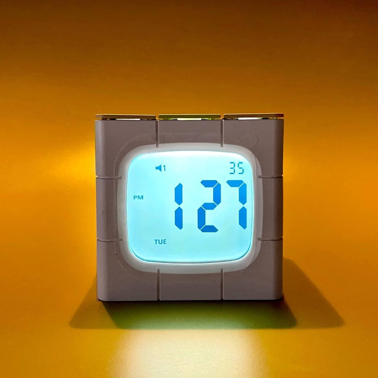 Настільний годинник — нічник "Кубик-рубик" 3DTOYSLAMP