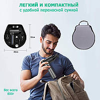 Перкусійний масажер miniPRO - масажний пістолет - вібраційний ударний електромасажер, фото 7