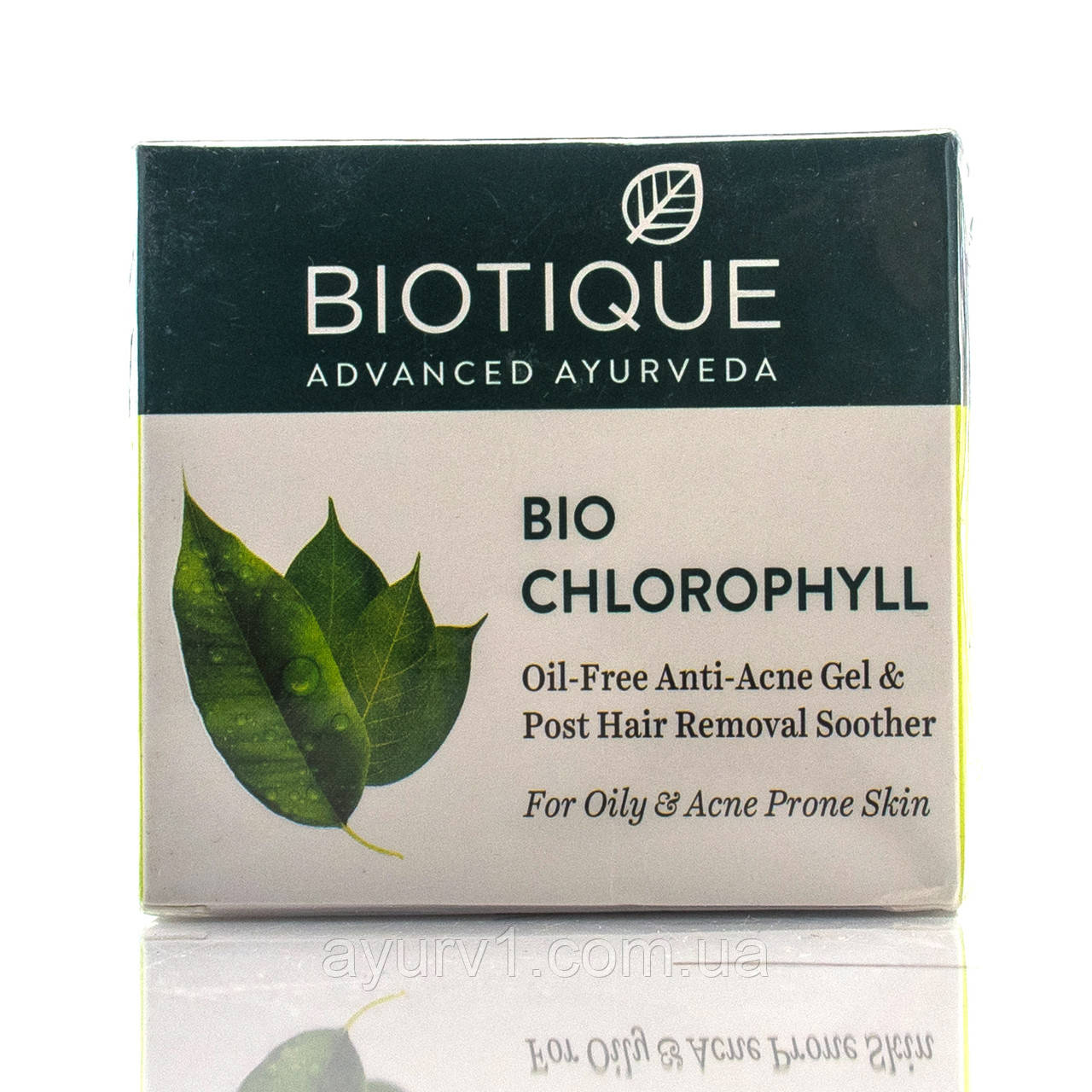 Био Хлорофилл, Биотик / Bio Chlorophyll, Oil-Free Anti-acne Gel, Biotique / 50 г - фото 1 - id-p339770207