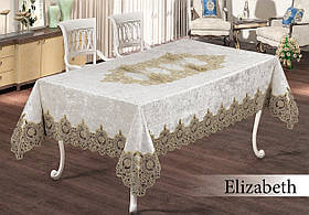 Велюрова скатертину з мереживом Maison 160×300 Elizabeth