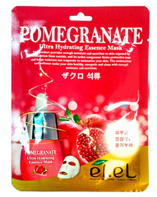 Тканинна маска відновлює з екстрактом граната Ekel Pomegranate Ultra Hydrating Essence Mask, Екель