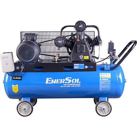 Компрессор повітряний EnerSol ES-AC480-100-3PRO, фото 1