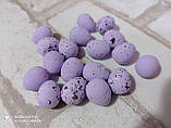 Яйця пінопластові  для декору h-2см, 18 шт, фото 7