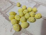 Яйця пінопластові  для декору h-2см, 18 шт, фото 6