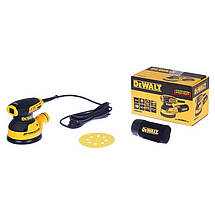 Шліфмашина ексцентрикова мережева DeWALT DWE6423, фото 6