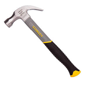 Молоток Fiberglass із вагою головки 570 г, із загнутим цвяхом. STANLEY STHT0-51310, фото 1