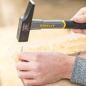Молоток столярний Fiberglass з вагою головки 315 г STANLEY STHT0-54159, фото 4