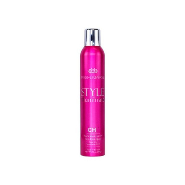 Лак для волосся сильної фіксації CHI Miss Universe Style Illuminate Rock Your Crown Firm Hair Spray, 284 р