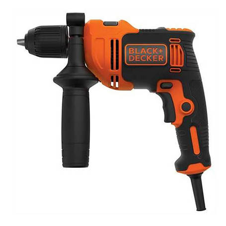 Дриль мережевий ударний BLACK+DECKER BEH550K, фото 1