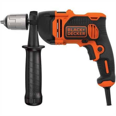 Дриль мережевий ударний BLACK+DECKER BEH850K, фото 3