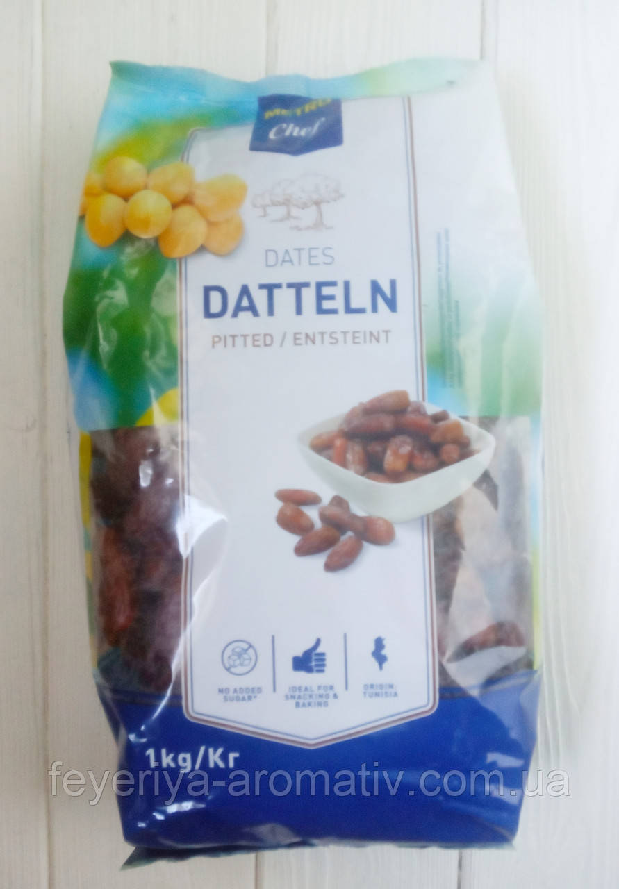Фініки сушені без кісточки Metro Chef Dates Datteln 1кг