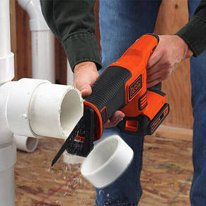Пила шабельна акумуляторна BLACK+DECKER BDCR18N, фото 4