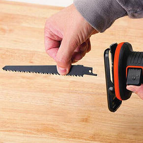 Пила шабельна акумуляторна BLACK+DECKER BDCR18N, фото 5