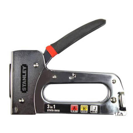 Степлер Light Duty TR120 для скоб типу А, Н (4-10 мм) і шпильок типу J (10 мм) STANLEY STHT6-70410, фото 1
