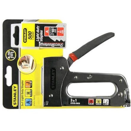 Степлер Light Duty TR120 для скоб типу А, Н (4-10 мм) і шпильок типу J (10 мм) STANLEY STHT6-70410, фото 3