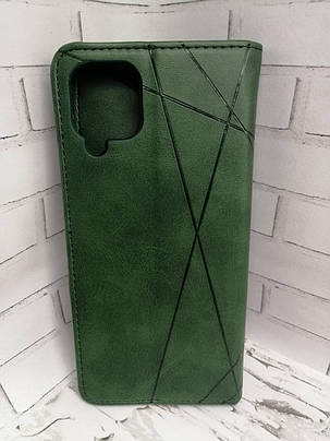 Чохол-книжка для Samsung Galaxy M12 M127F бічний з підставкою протиударний Avantis business Green, фото 3