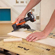 Шліфмашина вібраційна акумуляторна BLACK+DECKER BDCDS12N, фото 5