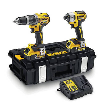 Набір із двох інструментів безщіткових DeWALT DCK266P2, фото 1