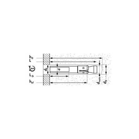 Анкер m2-I M10/12x55 Mungo 1451055, фото 2