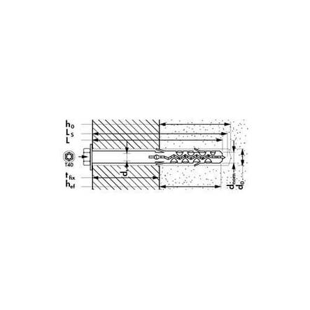 Дюбель фасадний MBRK-STB 10х100 Mungo 1120710, фото 2