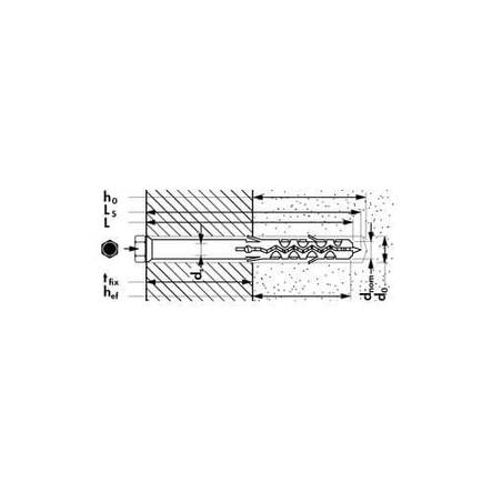 Дюбель фасадний MBR-SS 10х160 Mungo 1121516, фото 2