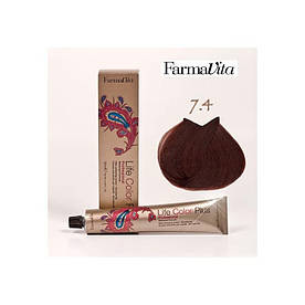 Фарба для волосся Farmavita Life Color Plus 100 мл. № 7.4