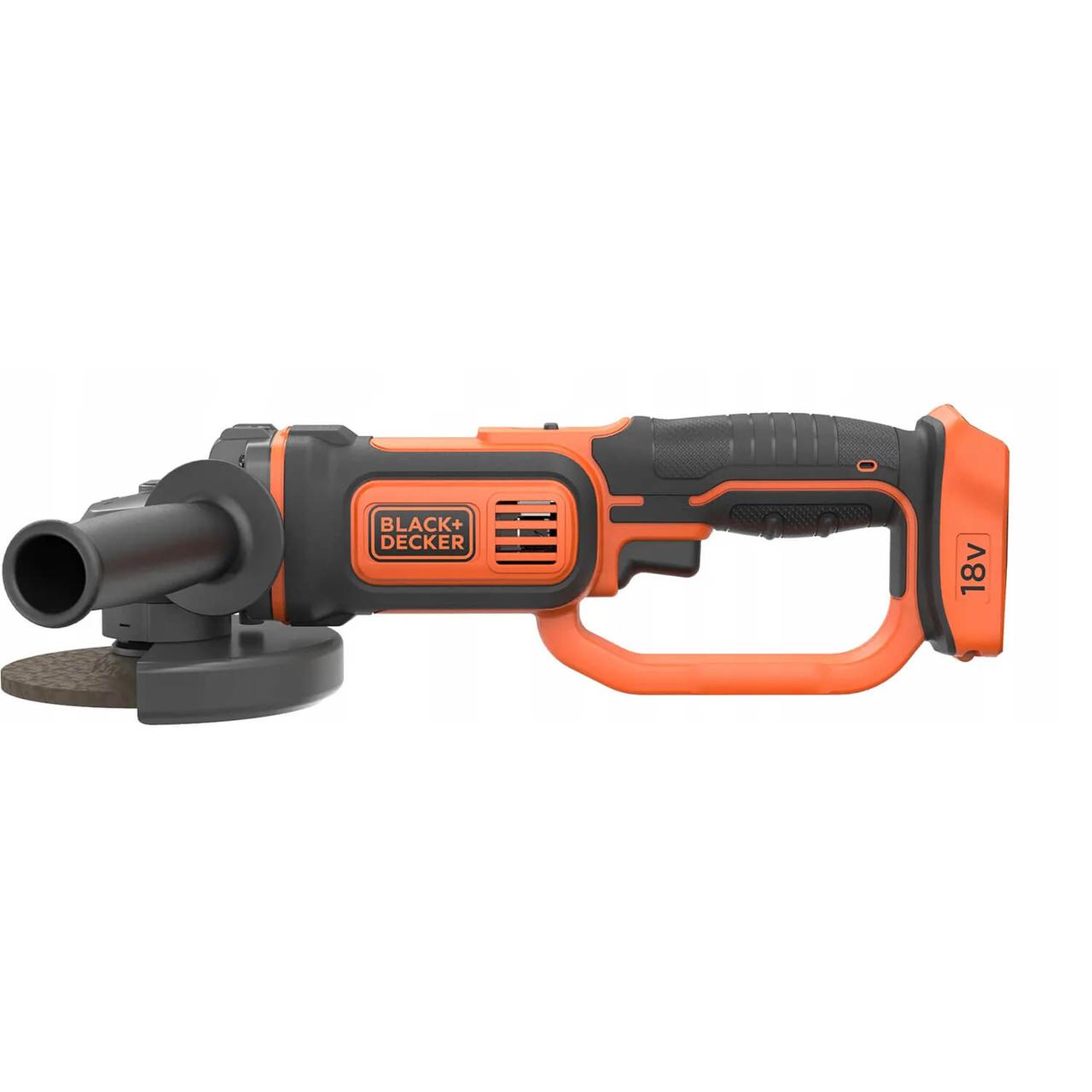 Шліфмашина кутова — болгарка акумуляторна BLACK+DECKER BCG720N
