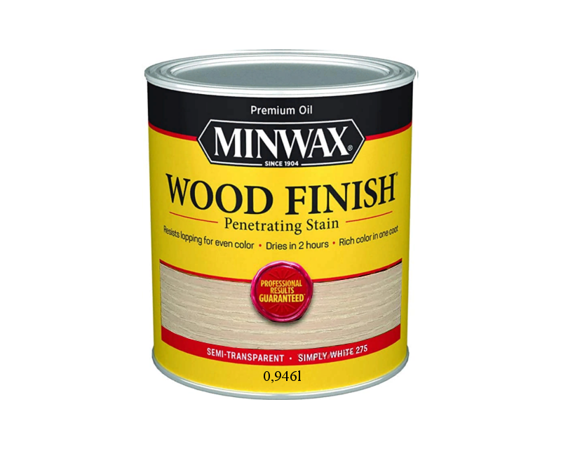 Морилка олійна MINWAX WOOD FINISH для деревини звичайний білий (275) 0,946 л