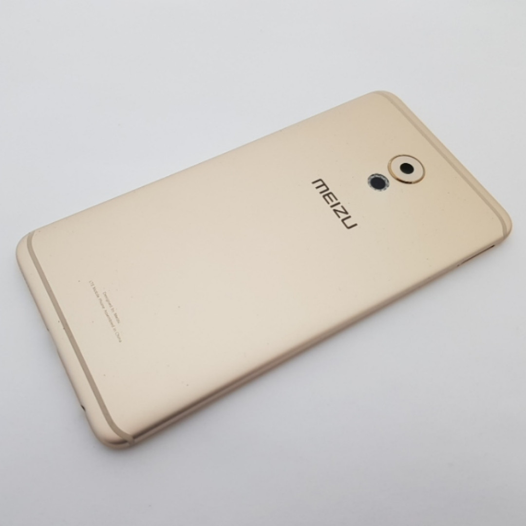 Із дефектом. кришка meizu pro 6 plus золото сервісний оригінал з розборки