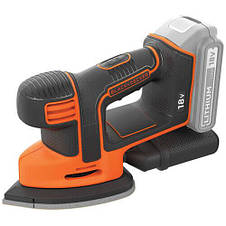 Шліфмашина вібраційна акумуляторна BLACK+DECKER BDCDS18N, фото 3