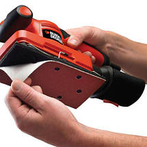 Шліфмашина вібраційна мережева BLACK+DECKER KA320EKA, фото 5