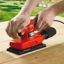 Шліфмашина вібраційна мережева BLACK+DECKER KA320EKA, фото 6