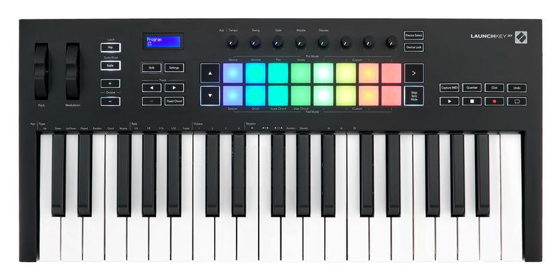 MIDI-клавиатура NOVATION Launchkey 37 MK3 - фото 1 - id-p1356489371