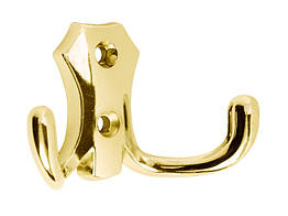 Гачок-вішалка меблевий малий 03-03 золото Ар 35404