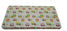 Ортопедичний кокосовий матрац в дитяче ліжечко тришаровий (кокос+поролон) 120х60х7 см