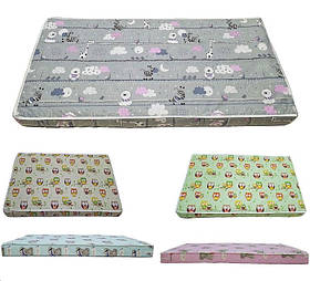 Ортопедичний кокосовий матрац в дитяче ліжечко тришаровий (кокос+поролон) 120х60х7 см