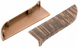 Заглушка ліва для плінтус-короб TIS 04 Венге