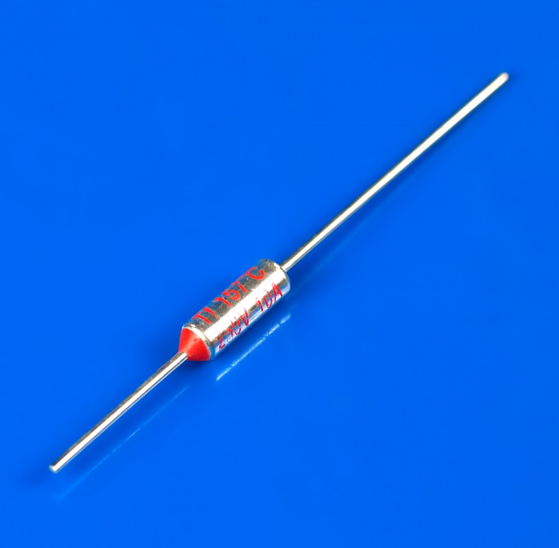 Невідновлюваний термозапобіжник 157 °C 10 A 250 V, фото 1