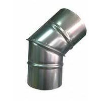 Відвід вентил. оцин. 45 г. 160мм, фото 1