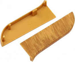 Заглушка ліва для плінтус-короб TIS 08 Дуб шервуд