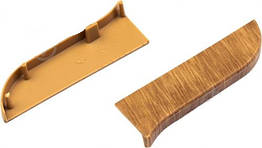 Заглушка ліва для плінтус-короб TIS 28 Дуб комо