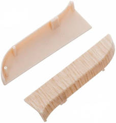 Заглушка ліва для плінтус-короб TIS 13 Вільха класична