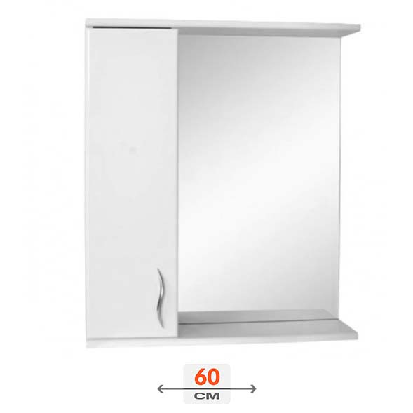 Дзеркало ДЗ 0160 Базис 600*730мм ліве, фото 1