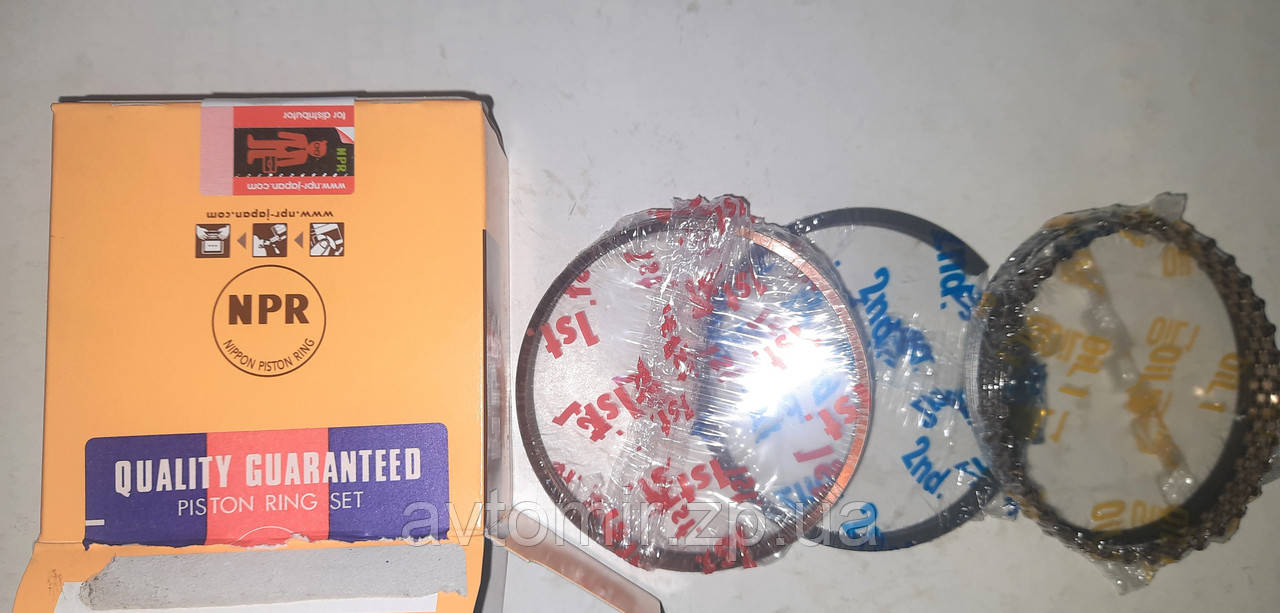Кільця поршневі ремонтні 0.5 мм Lanos,Ланос NPR