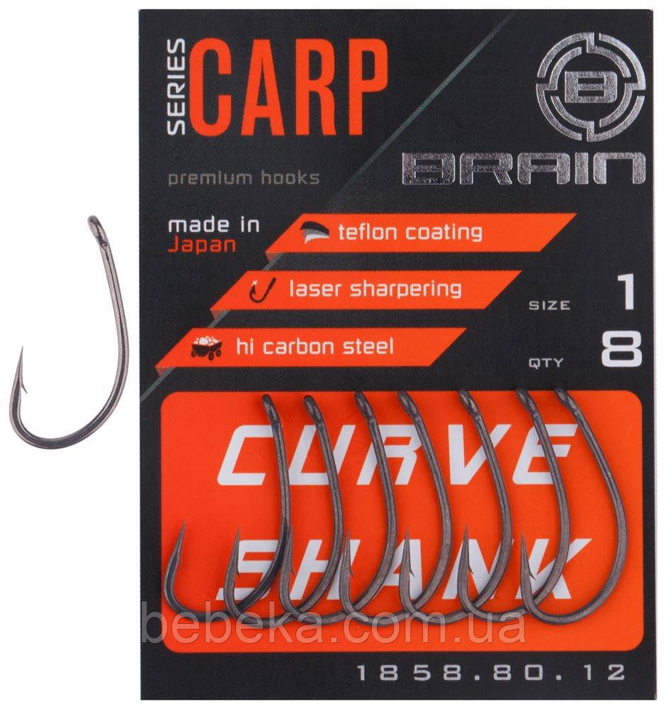 Гачок Brain Curve Shank 01, 8 шт/уп (1858.80.12), фото 1
