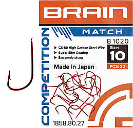 Гачок Brain Match B1020 #14 (20 шт/уп) ц:red (1858.80.25)