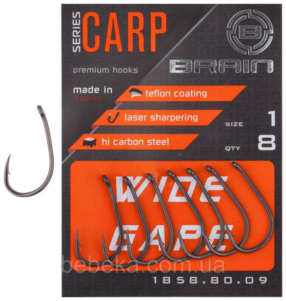 Гачок Brain Wide Gape 01, 8 шт/уп (1858.80.09), фото 1