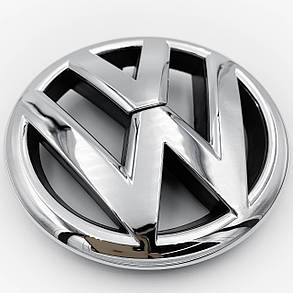 Эмблема передня VW Volkswagen (Фольцваген) 130мм JETTA 6 (2010-2014) - Хром (5C6853601), фото 2